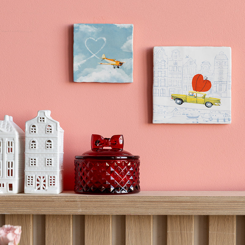 Storytiles Delft Blue A loving expression Fliese S 10x10 Himmel
