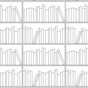 Mineheart Wallpaper Bookshelf Outline Tapete Weiß Vlies