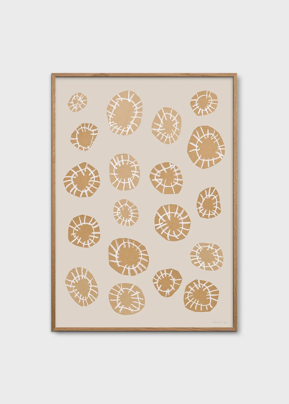 The Poster Club Art Prints Print No. 172 Kunstdruck 30x40 cm beige