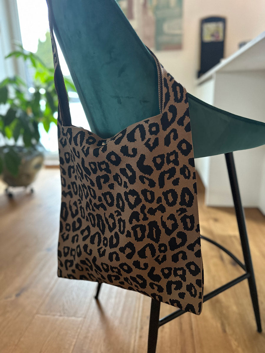 LS-LebenStil Shopper & Taschen Vintage Shopper Palma Leo 43x35cm