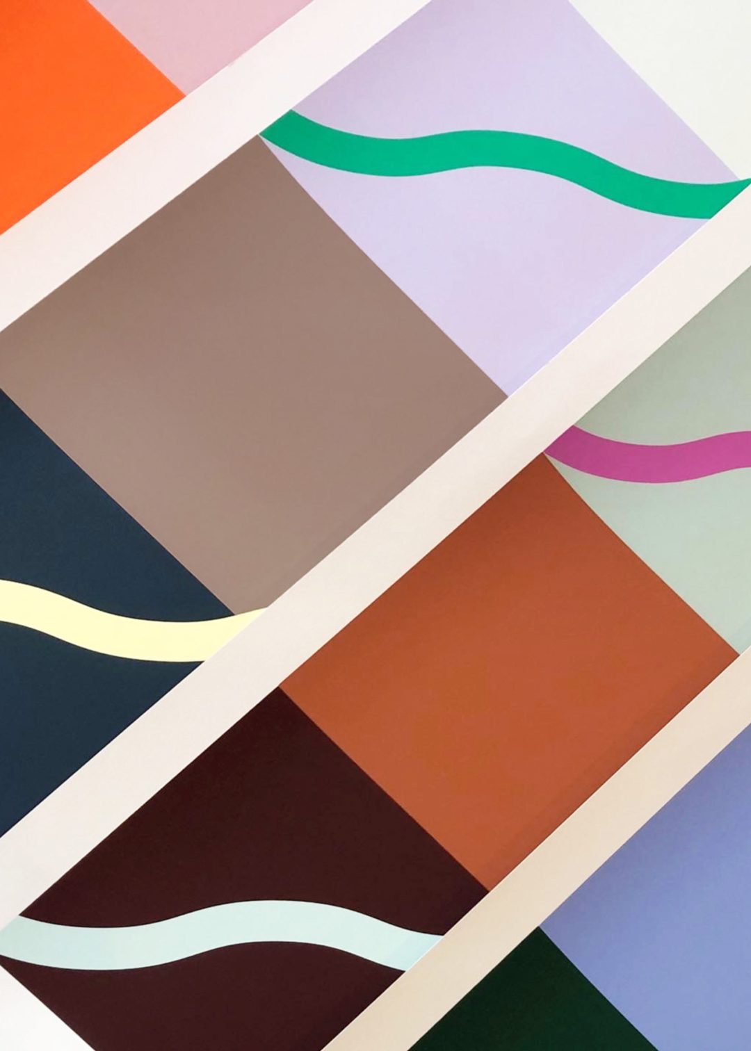 The Poster Club Colour Meditation No. 03 Siebdruck 54x100 cm