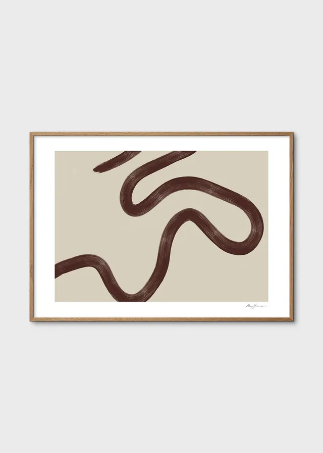 The Poster Club Art Prints Voyage Poster 30x40 cm beige