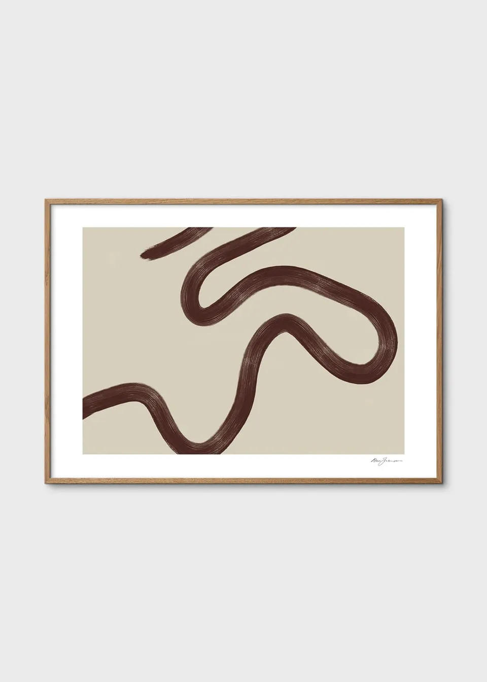 The Poster Club Art Prints Voyage Poster 30x40 cm beige