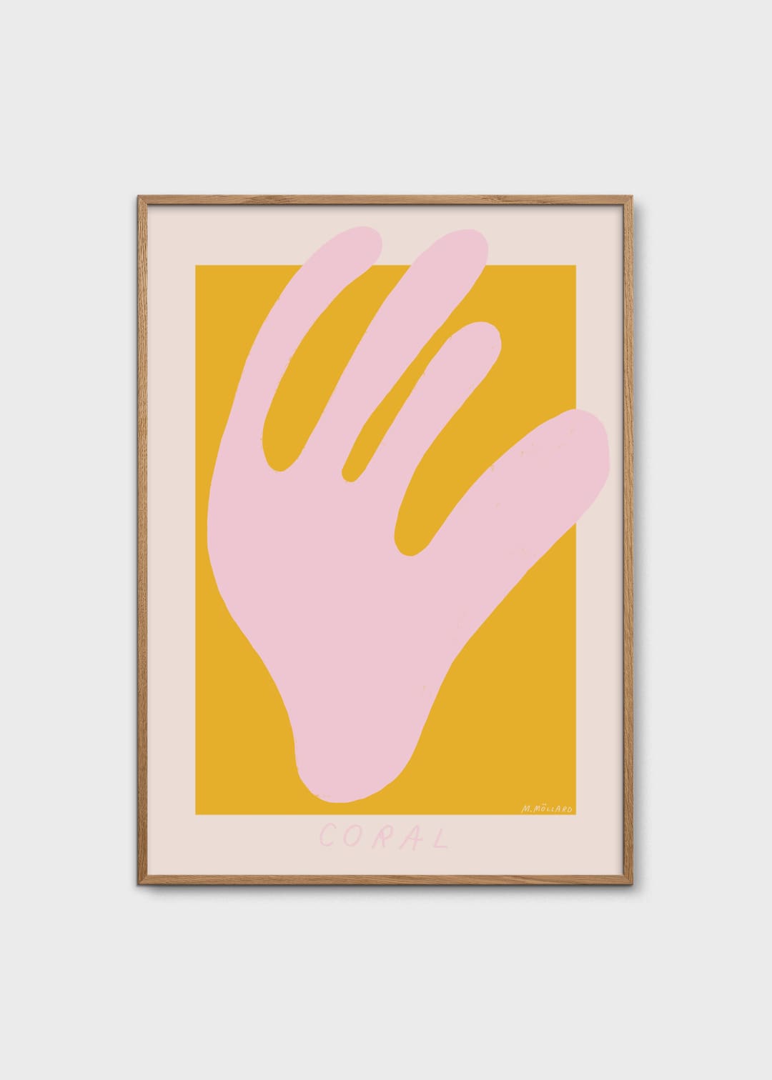 The Poster Club Pink Coral Poster 30x40 cm rosa