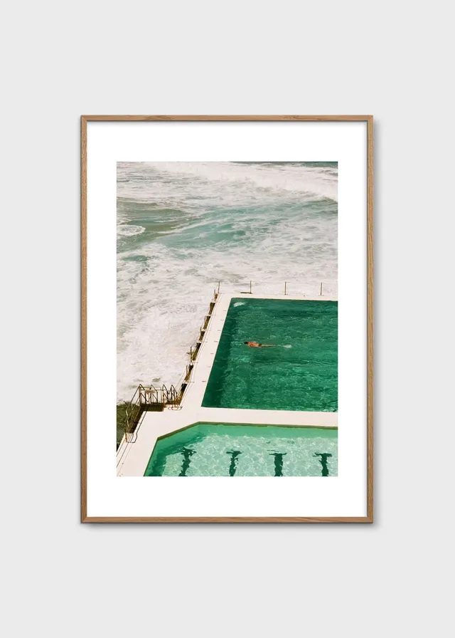 The Poster Club Art Prints Bondi Icebergs Poster 30x40 cm grün