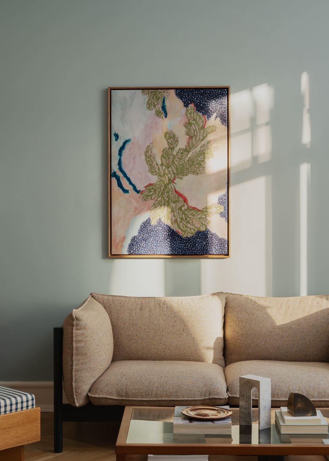 The Poster Club Art Prints Little Green Leinwandbild 30x40 cm grün