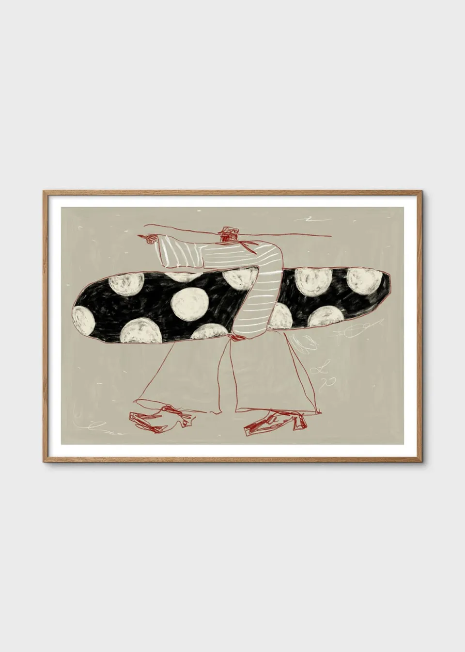 The Poster Club Sam at Sea Kunstdruck 30x40 schwarz