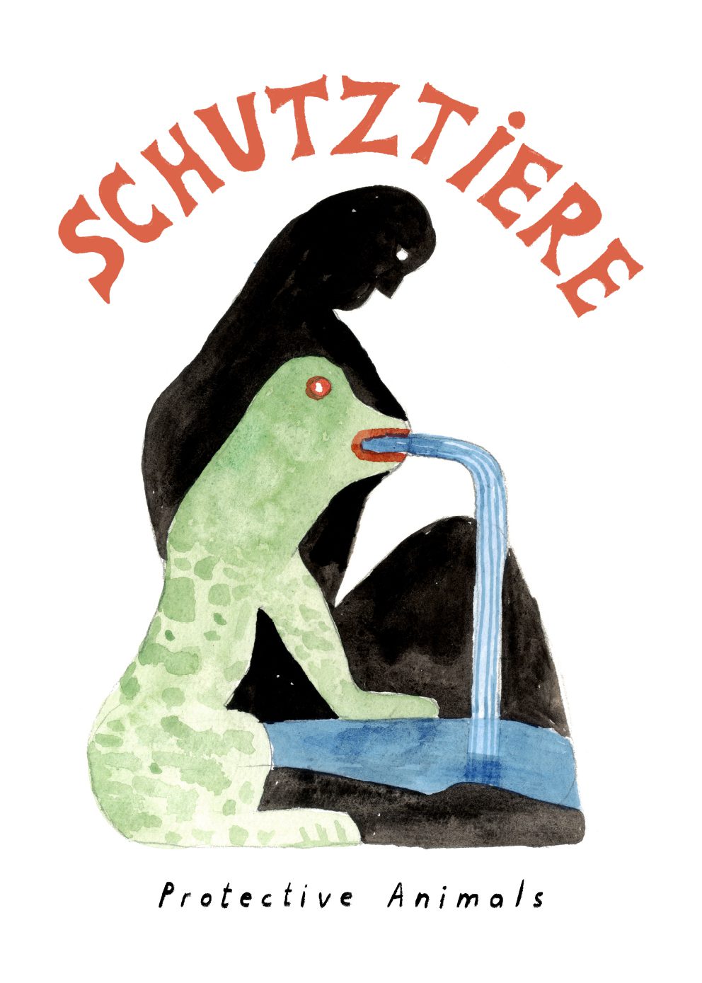 The Poster Club Art Prints Protective Animals Poster 30x40