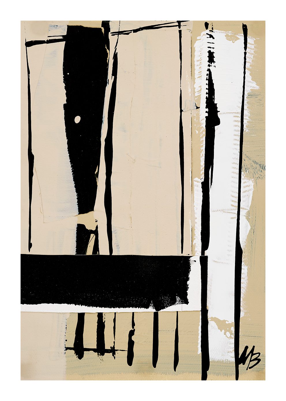 The Poster Club Art Prints Standing Poster 30x40 cm beige