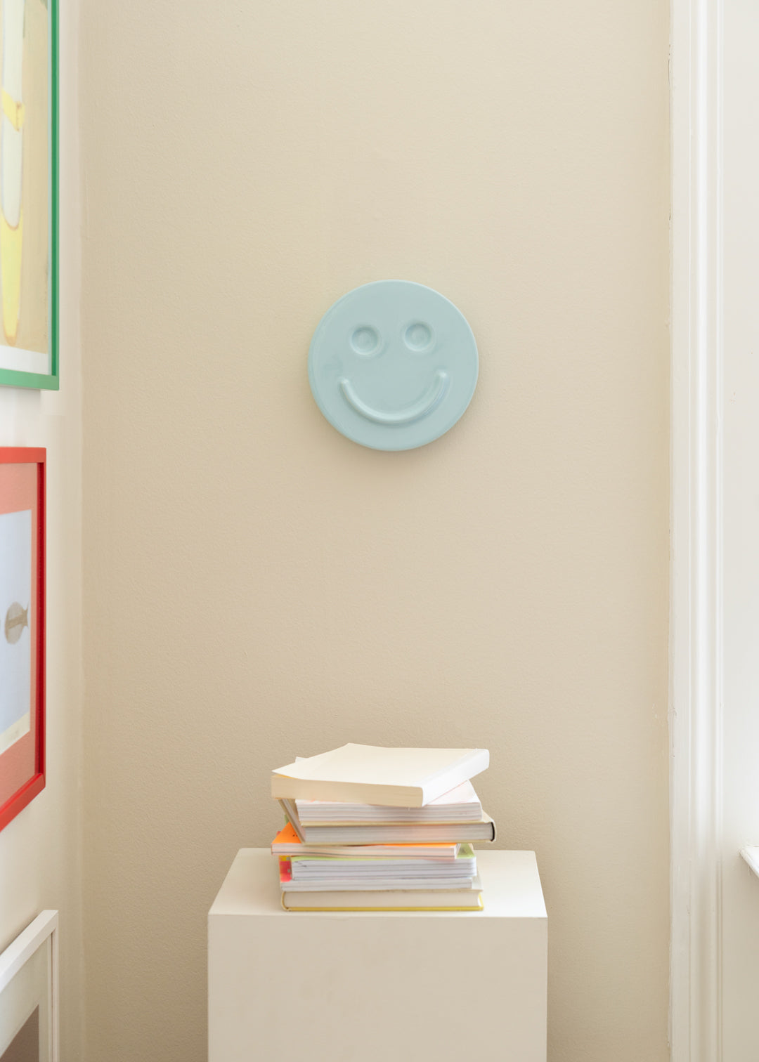 Happy Ceramics Happy Sky Blue Wandrelief 18cm Keramik