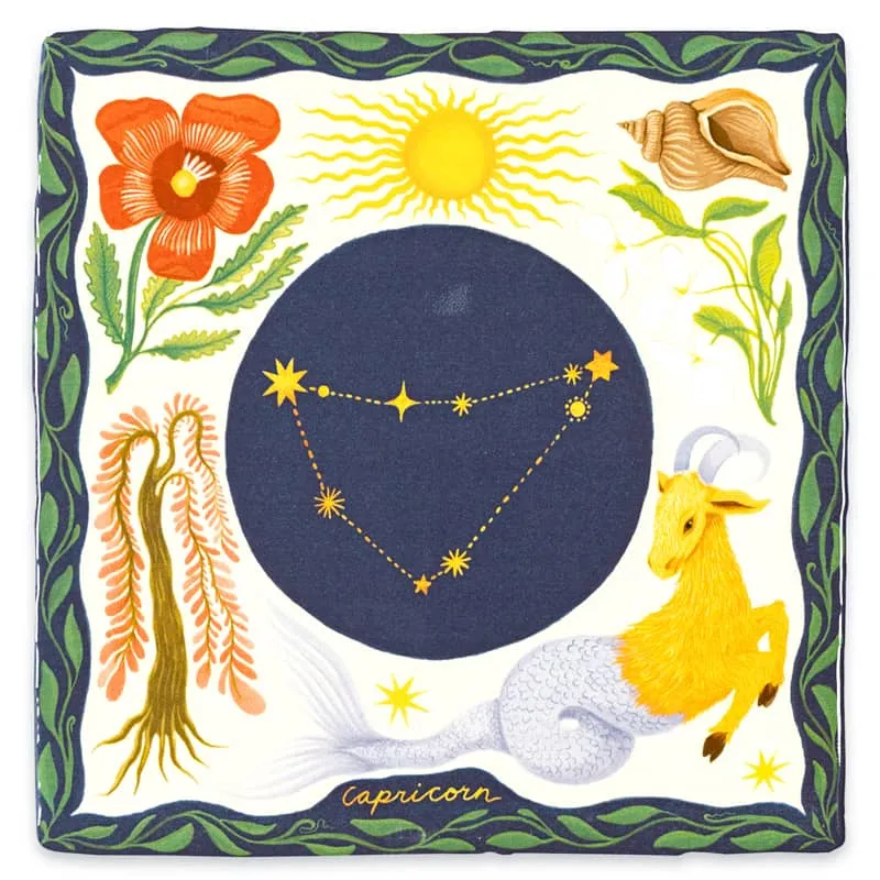 Storytiles Delft Blue Capricorn Fliese Steinbock 13x13 cm