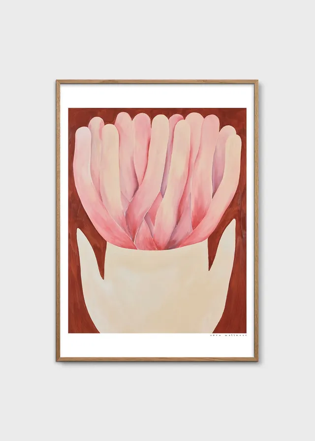 The Poster Club Art Prints Wildrose Poster 30x40 cm rosa