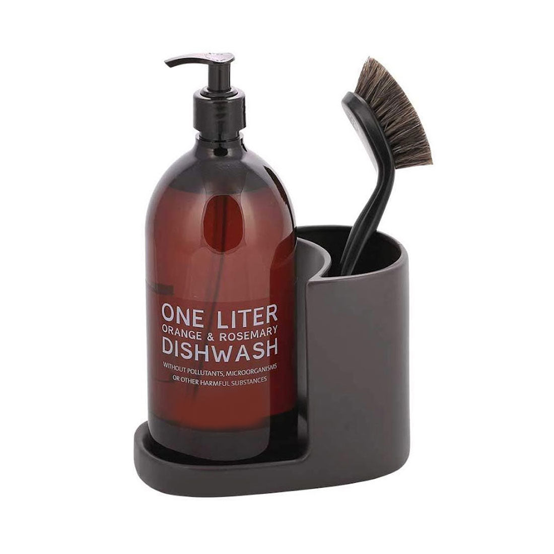 LS-LebenStil Küche & Haushalt Odense Organizer 16cm grau braun
