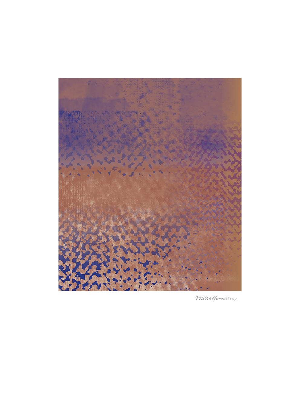 The Poster Club Art Prints Impact No.1 Poster 50x70 orange
