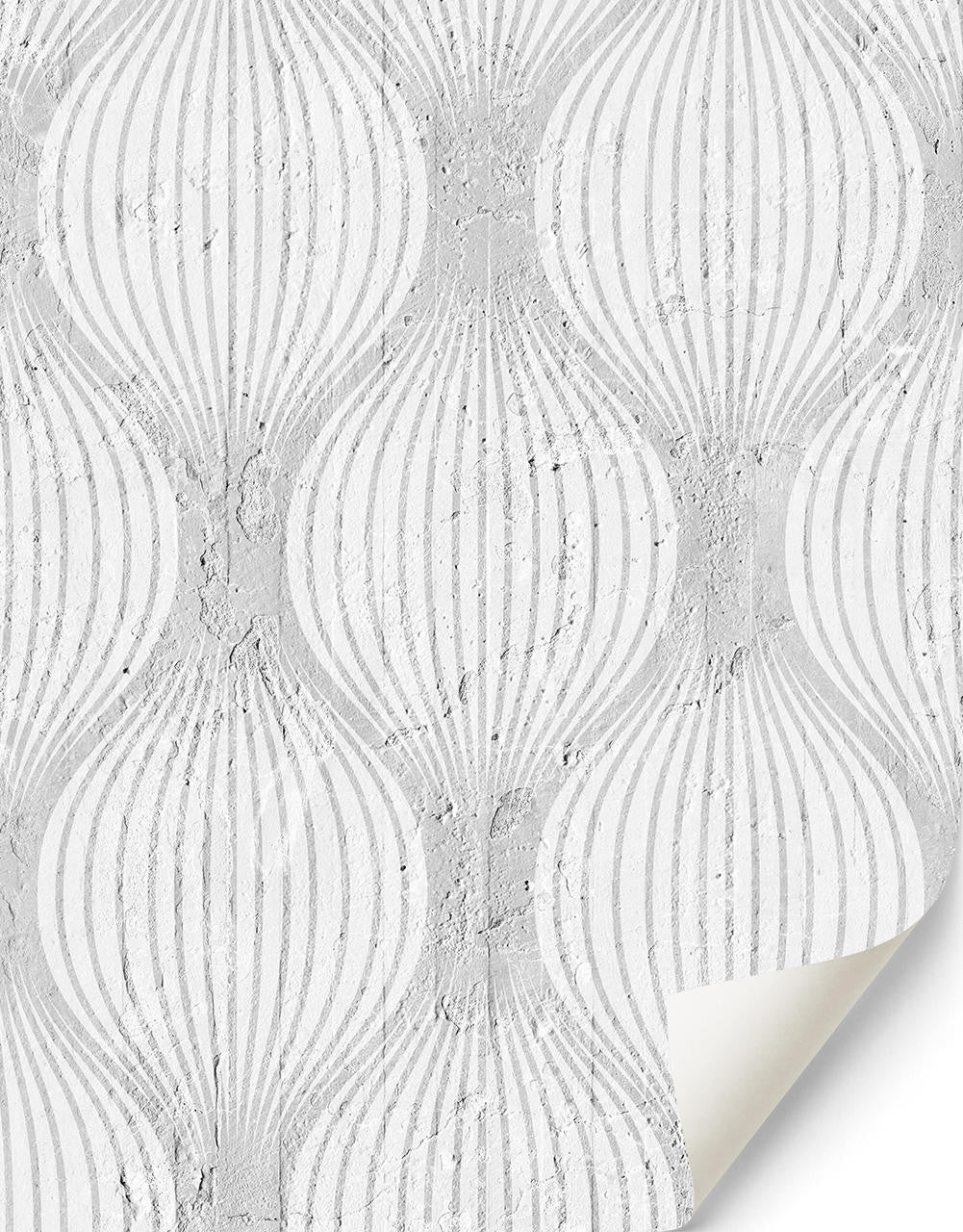 Mineheart Wallpaper Geometric Bulbs Tapete Grau A3