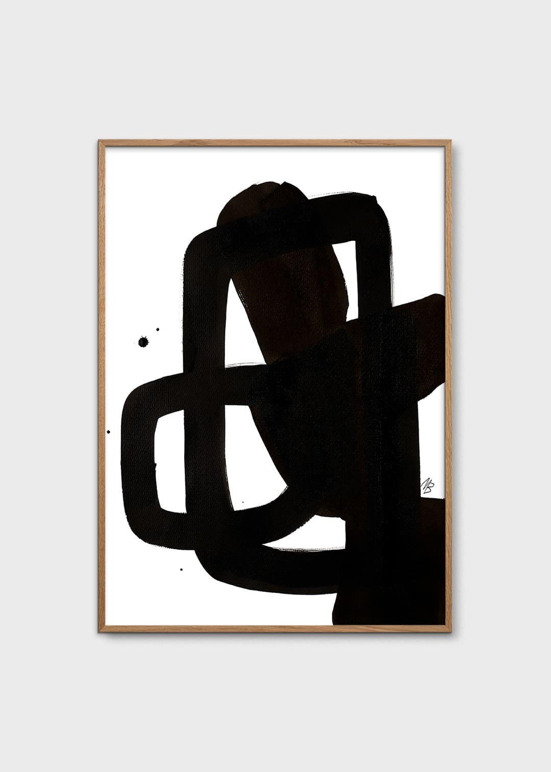 The Poster Club No 03 Kunstdruck 50x70 cm Schwarz