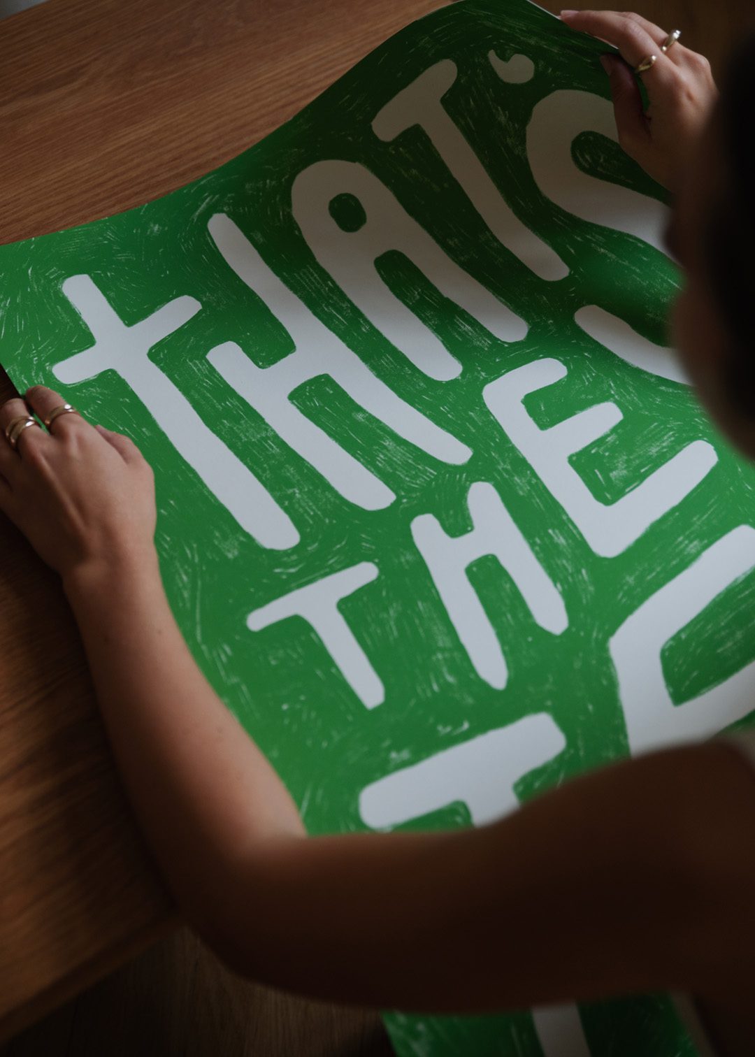 The Poster Club Art Prints That’s the Tea Poster 30x40 grün