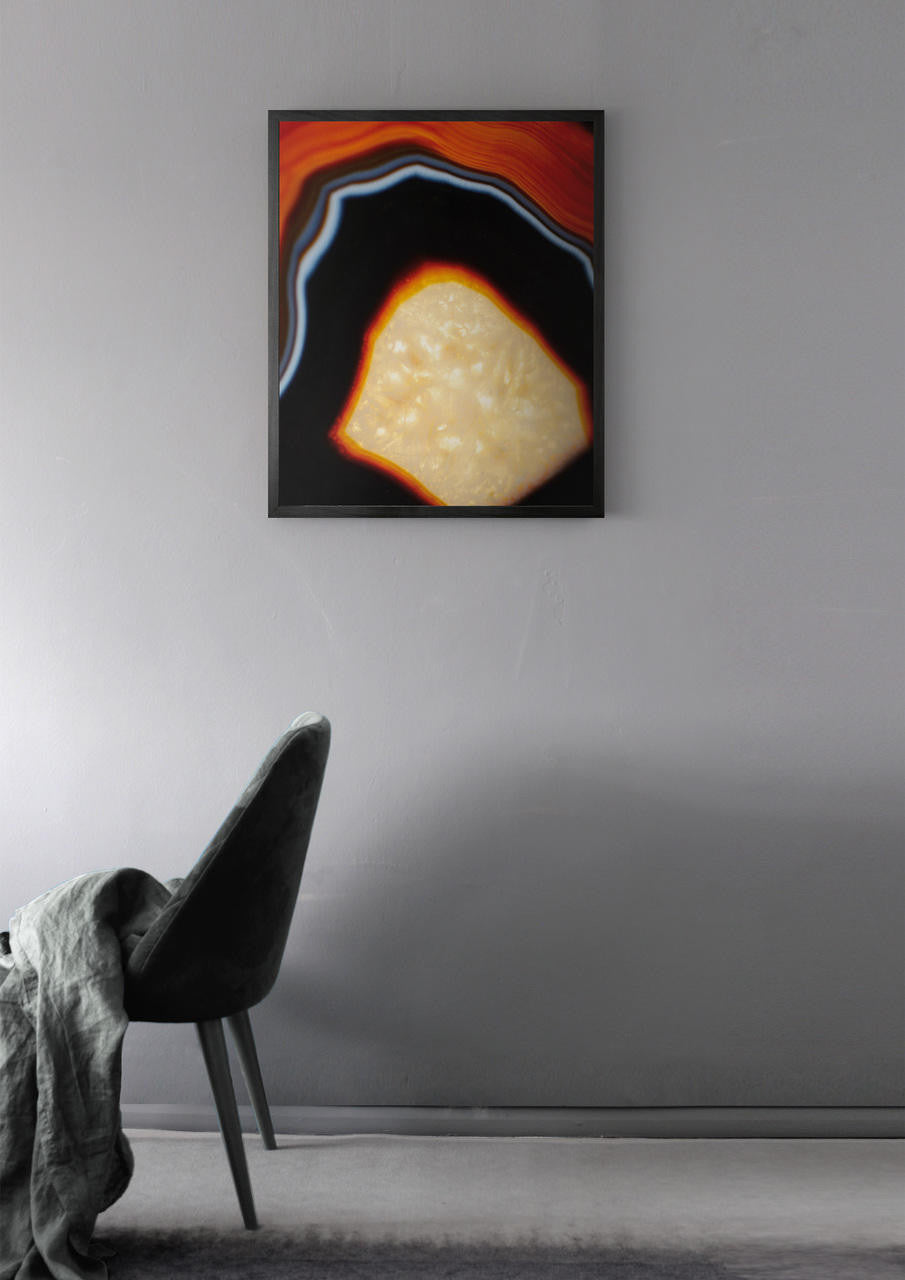 Mineheart Geode 7 Leinwandbild Abstrakt 60x81cm Rahmen
