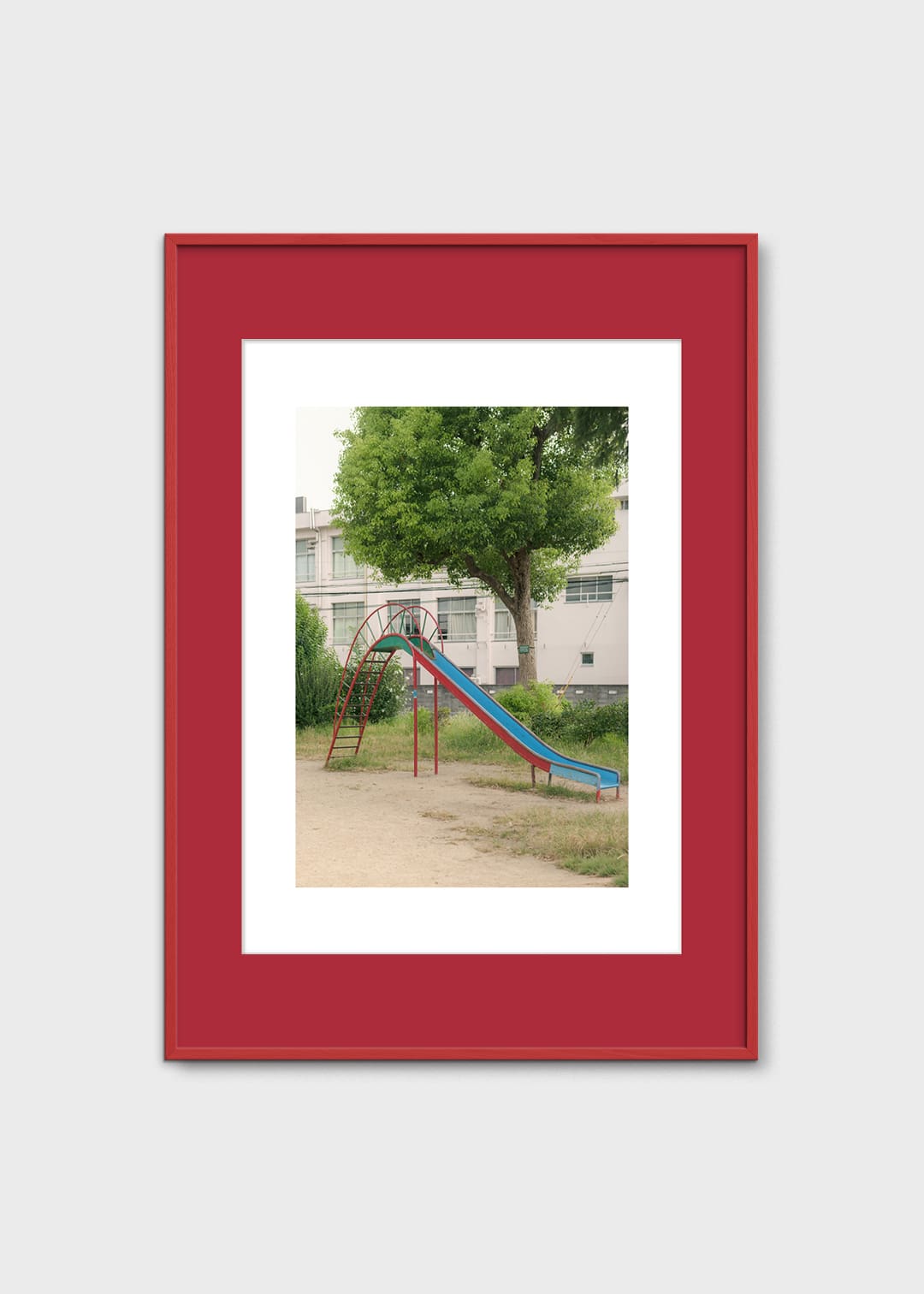 The Poster Club Playground in Osaka 01 Poster A4 Foto blau