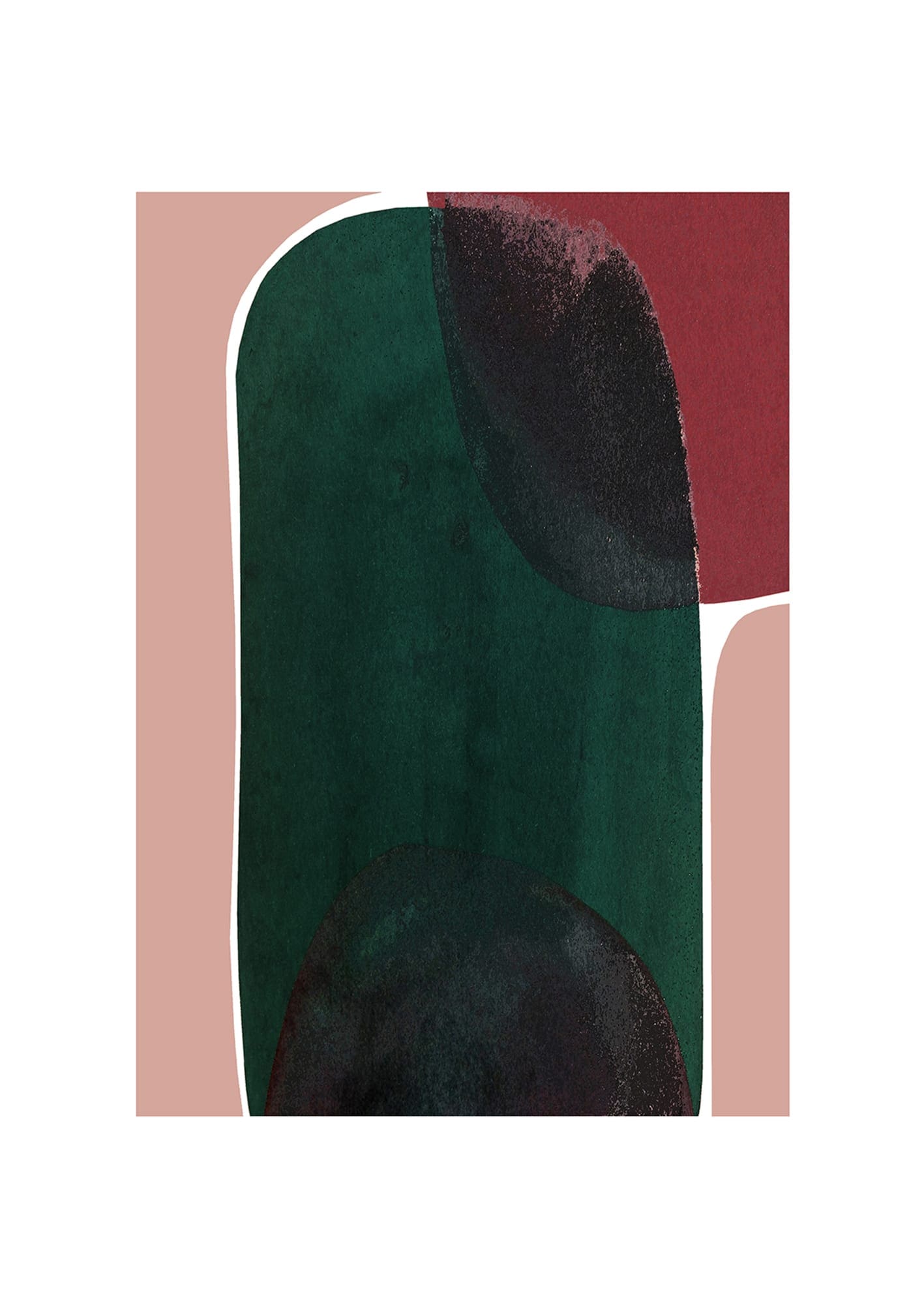 The Poster Club No 14 Kunstdruck 50x70 cm Beige