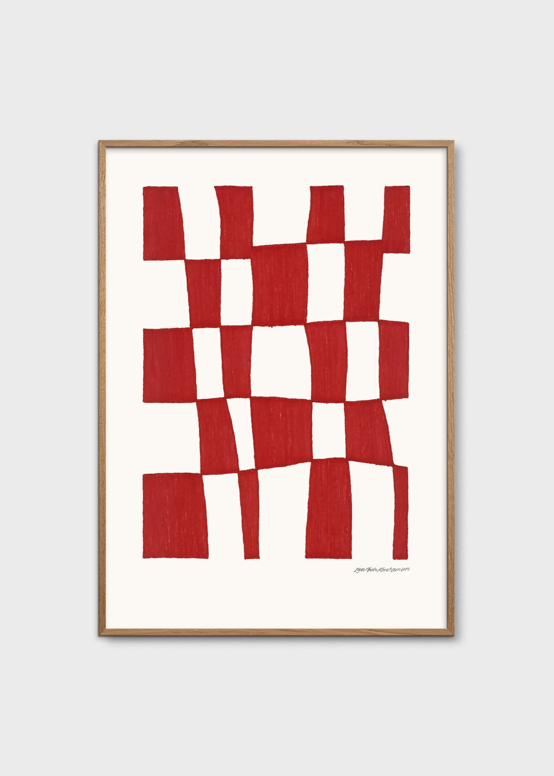 The Poster Club Square Days Poster 30x40 cm rot