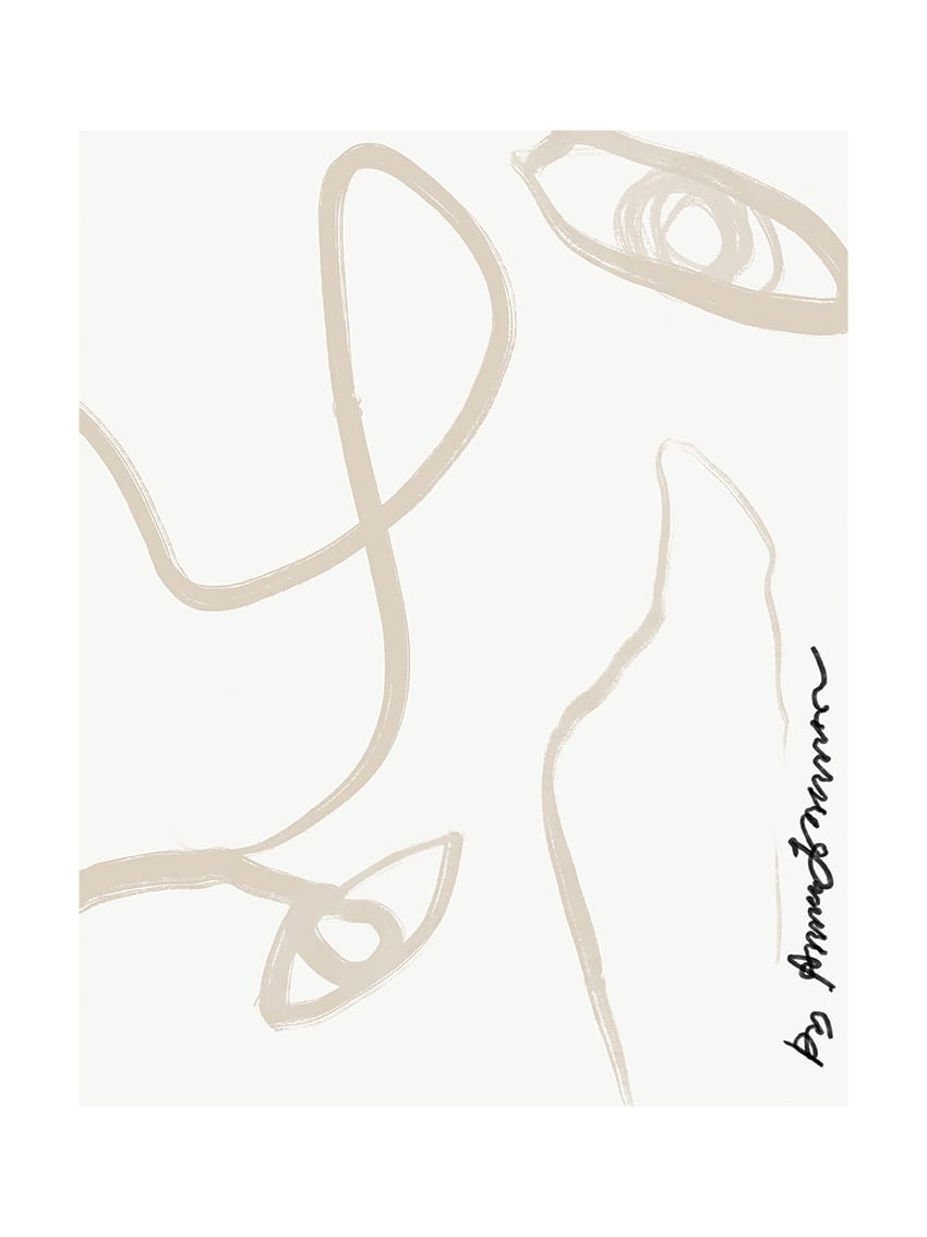 The Poster Club Eyes Poster Figurativ Portrait