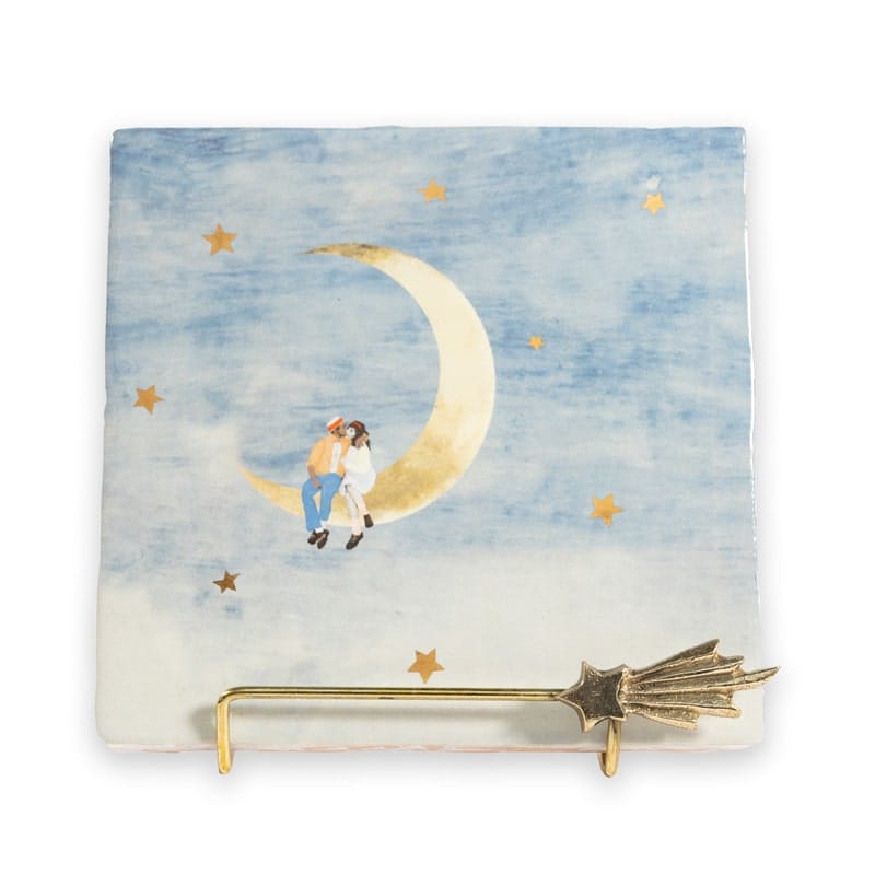 Storytiles Tile Holders Golden Stand Shooting Star Ständer