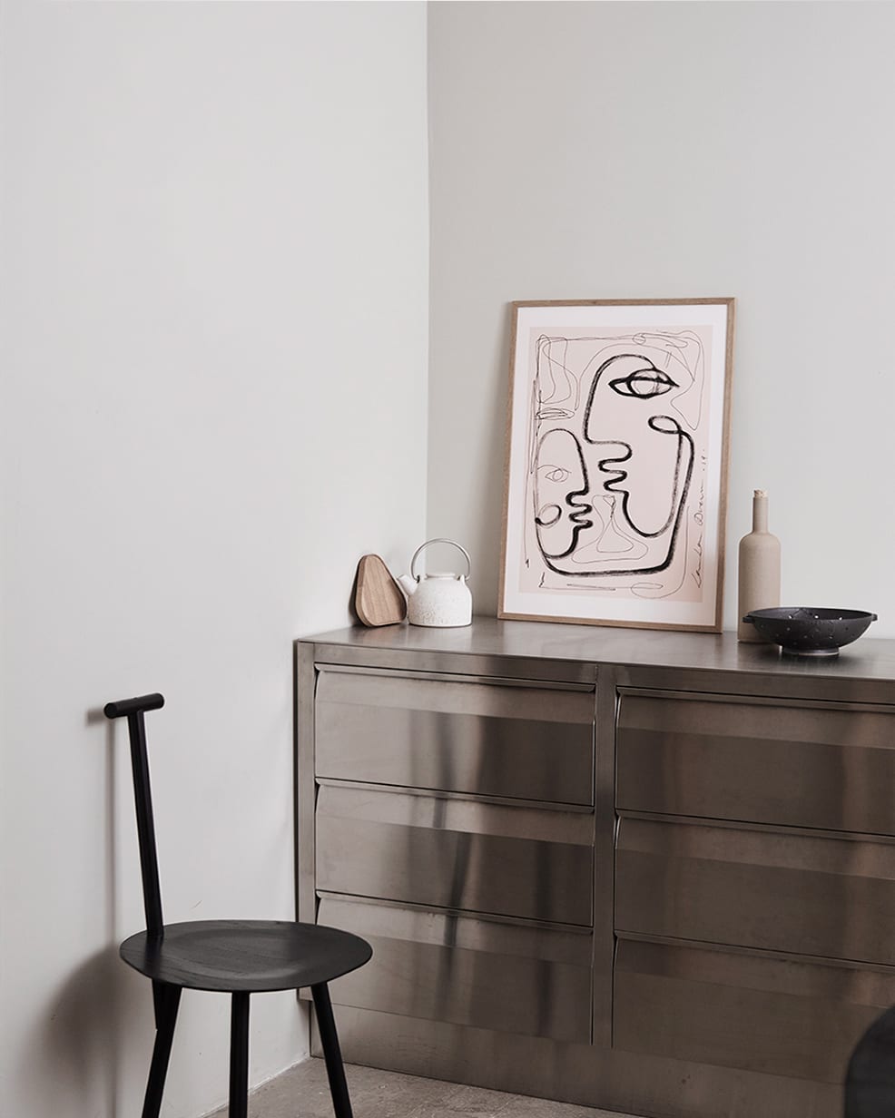 The Poster Club Art Prints Tribu 03 Poster 50x70 cm beige