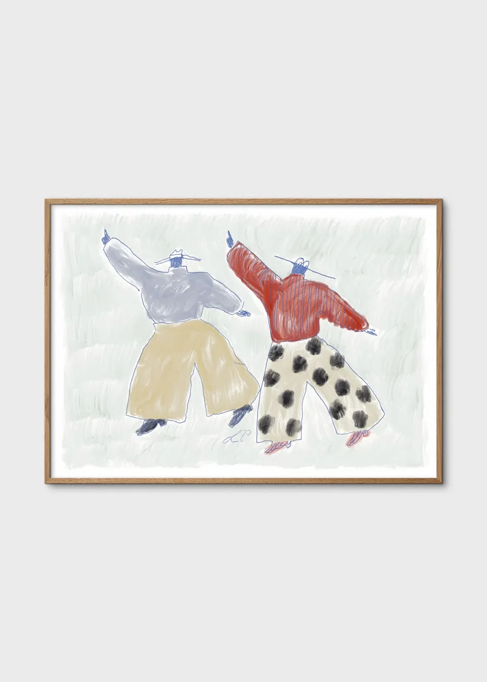 The Poster Club Art Prints Two Main Characters Poster A4