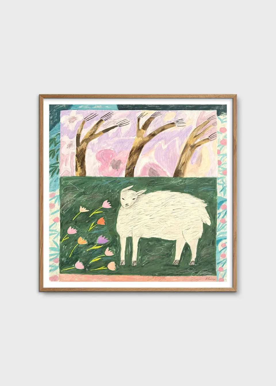 The Poster Club Windy Poster 50x50 cm Tiermotiv