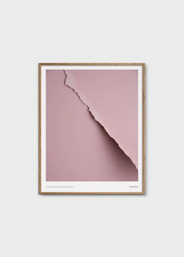 The Poster Club Art Prints Accidental Artwork Poster 40x50 cm rosa