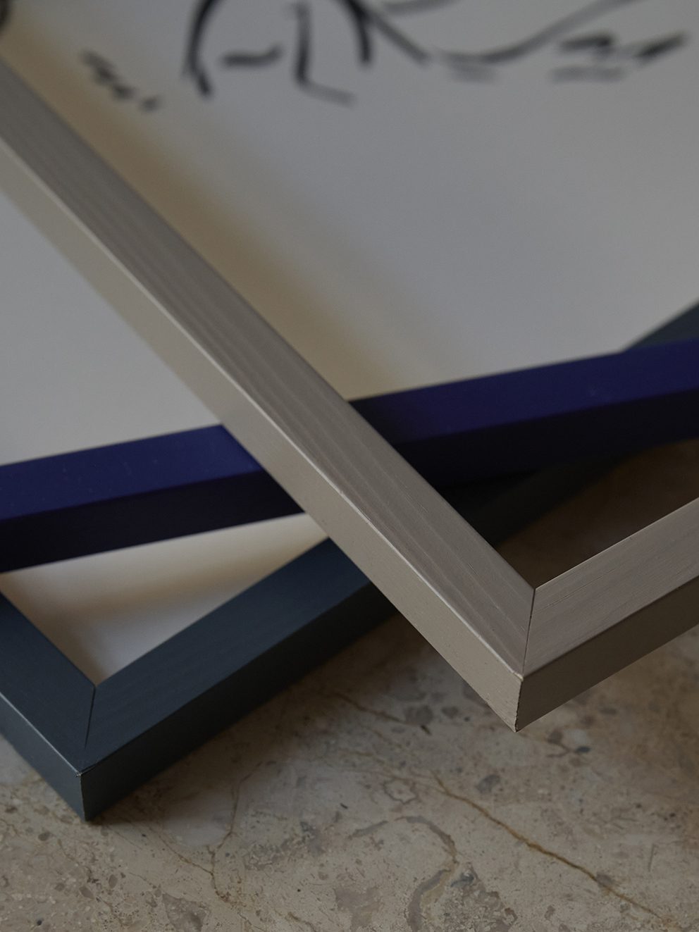 The Poster Club Frames Blue Wood Frame Bilderrahmen 30x40 blau