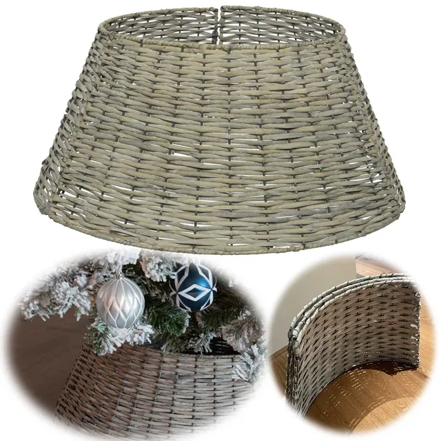 LS-LebenStil Weihnachtsbaum Rock Weide 57cm grau