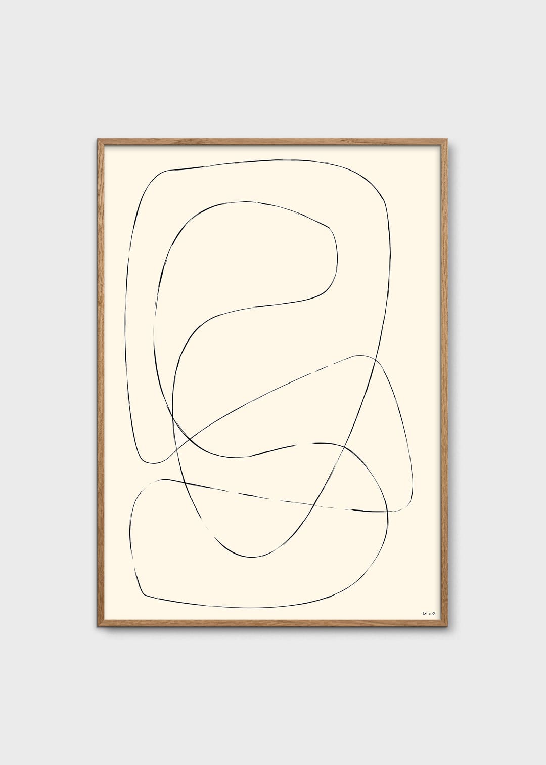 The Poster Club Art Prints Figure 04 Poster 30x40 cm beige