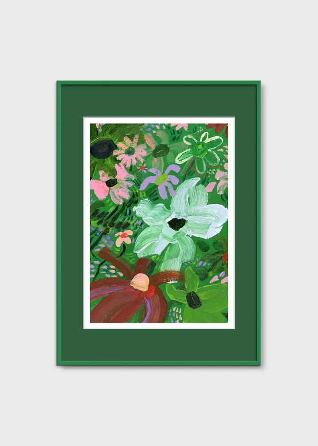 The Poster Club Verdant Poster 30x40 cm botanisch grün