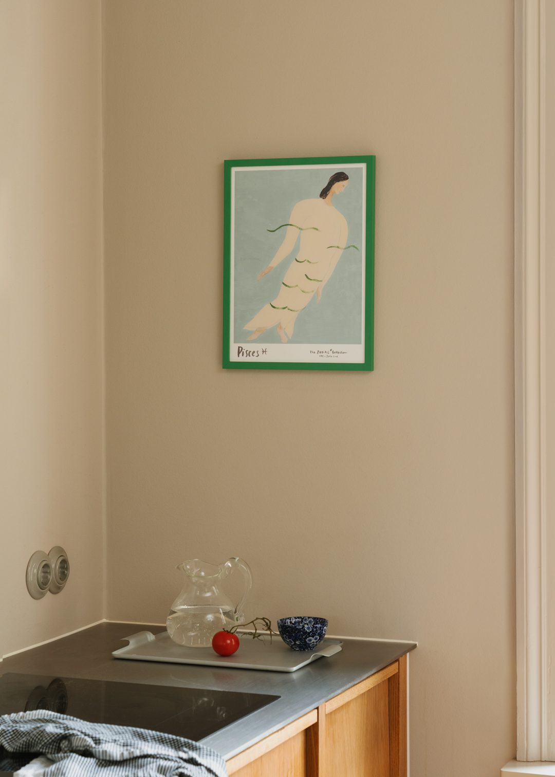 The Poster Club Art Prints Pisces Poster 30x40 cm beige