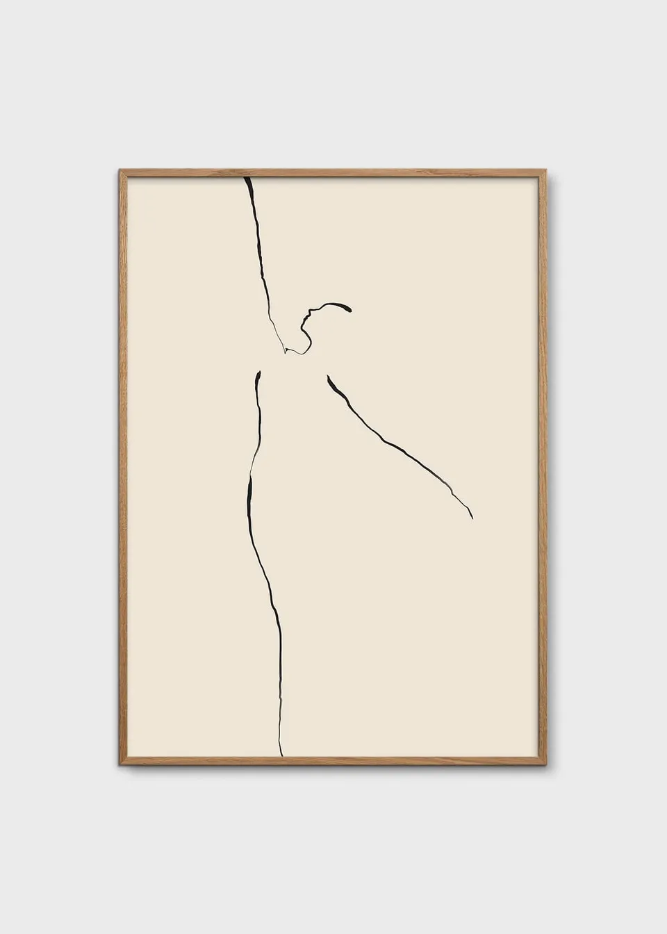 The Poster Club Art Prints Dancer 02 Poster 30x40 cm beige