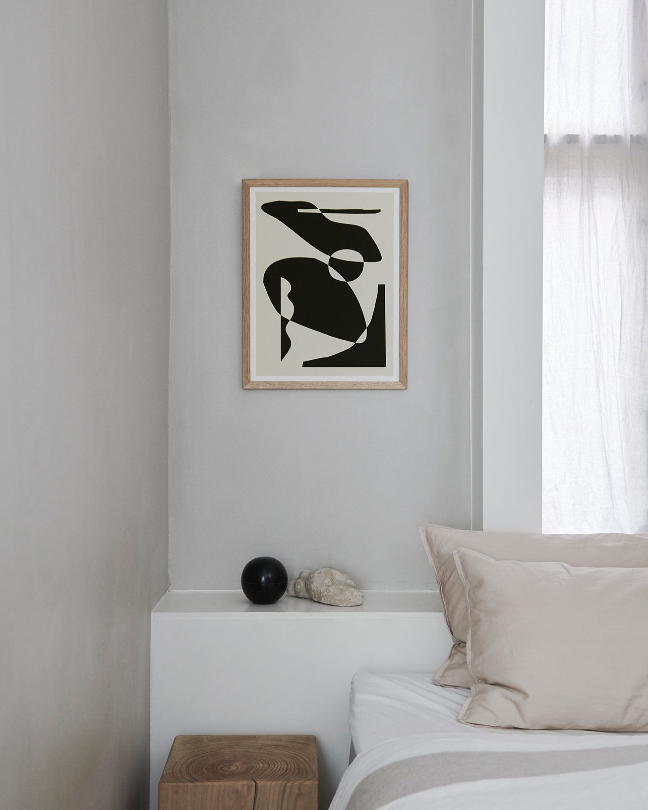 The Poster Club Contrasts 08 Kunstdruck 30x40 cm beige