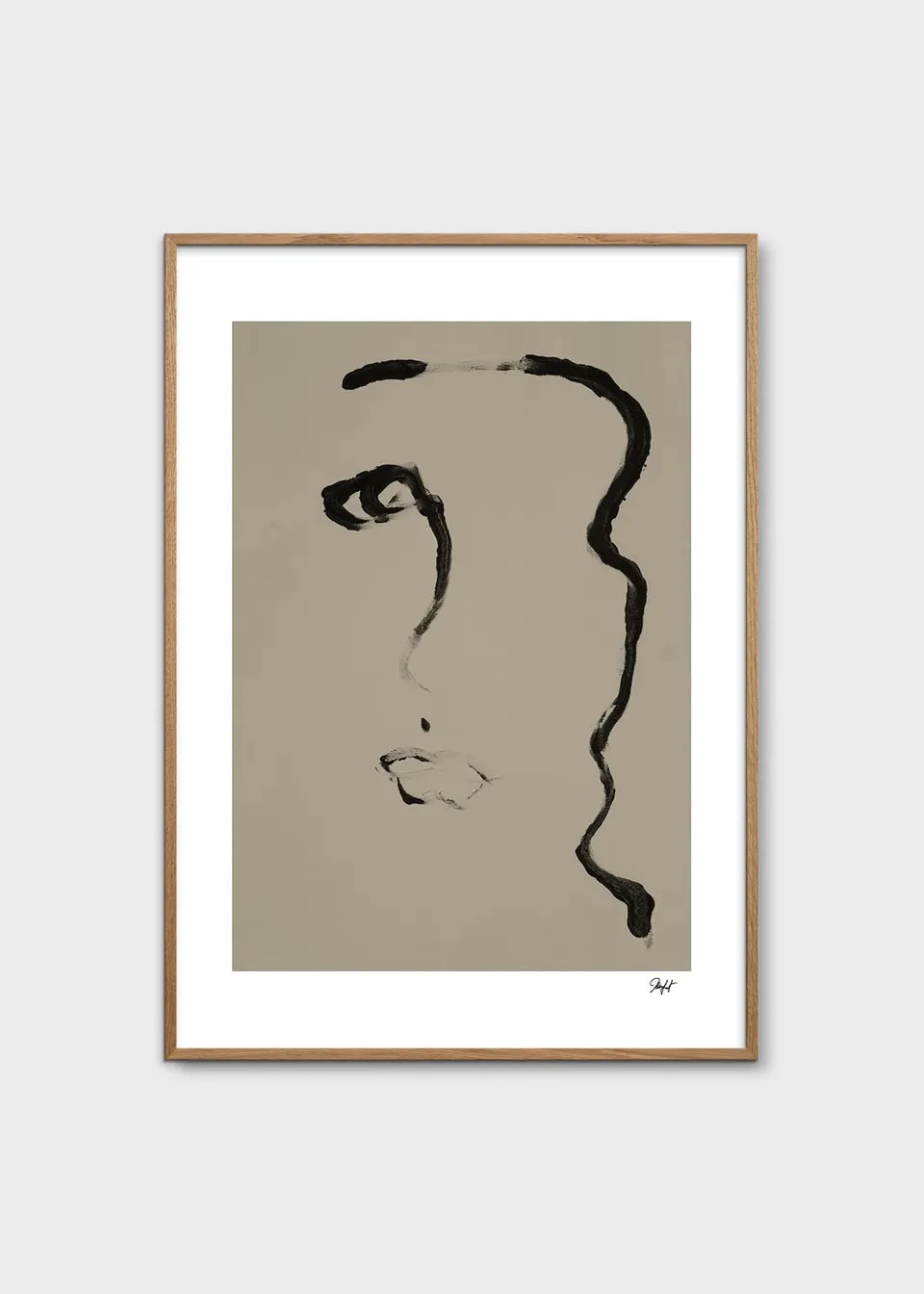 The Poster Club Dame From Broadway Kunstdruck 30x40 beige