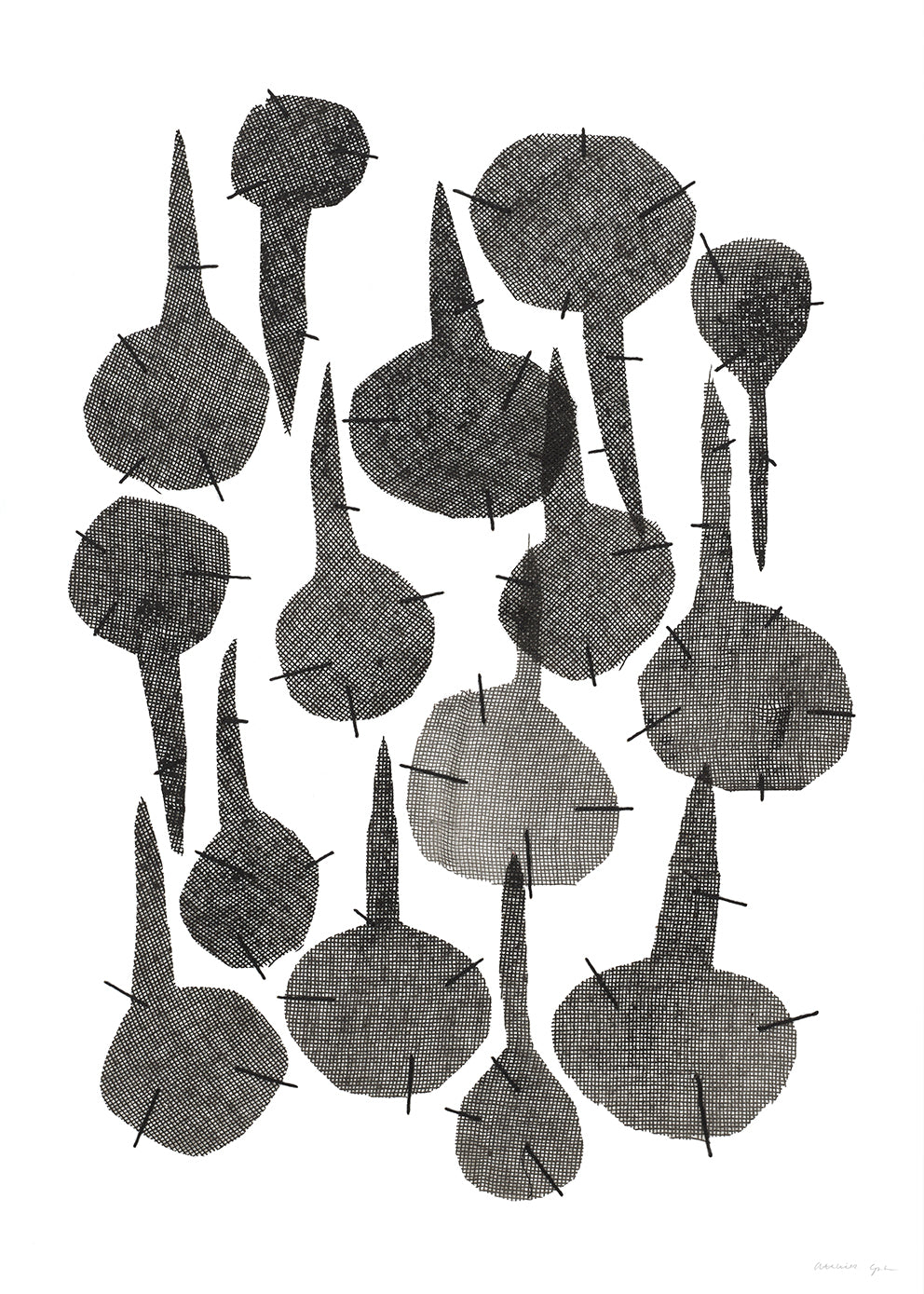 The Poster Club No. 181 Poster 30x40 cm grau abstrakt
