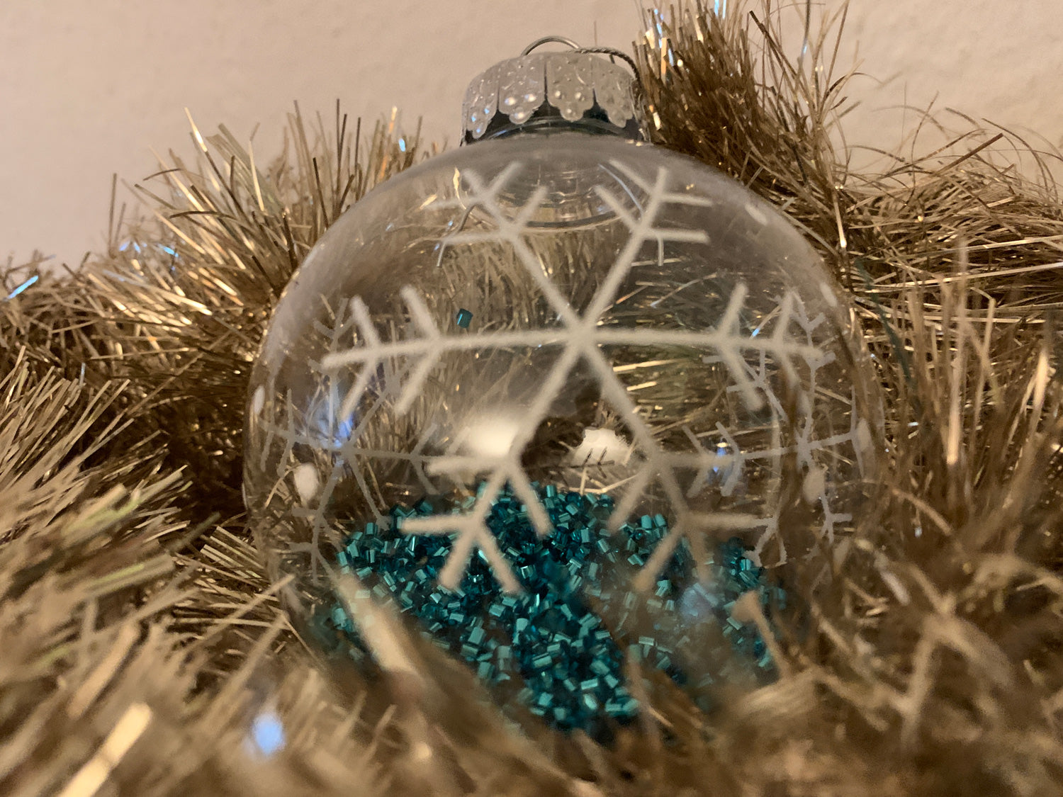 LS-LebenStil Weihnachtskugeln 8cm Klar 3er bruchsicher