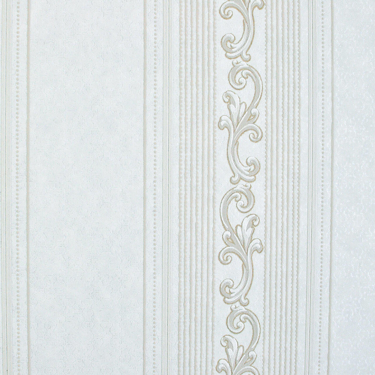 Mineheart Audley Streifentapete Creme 53 cm
