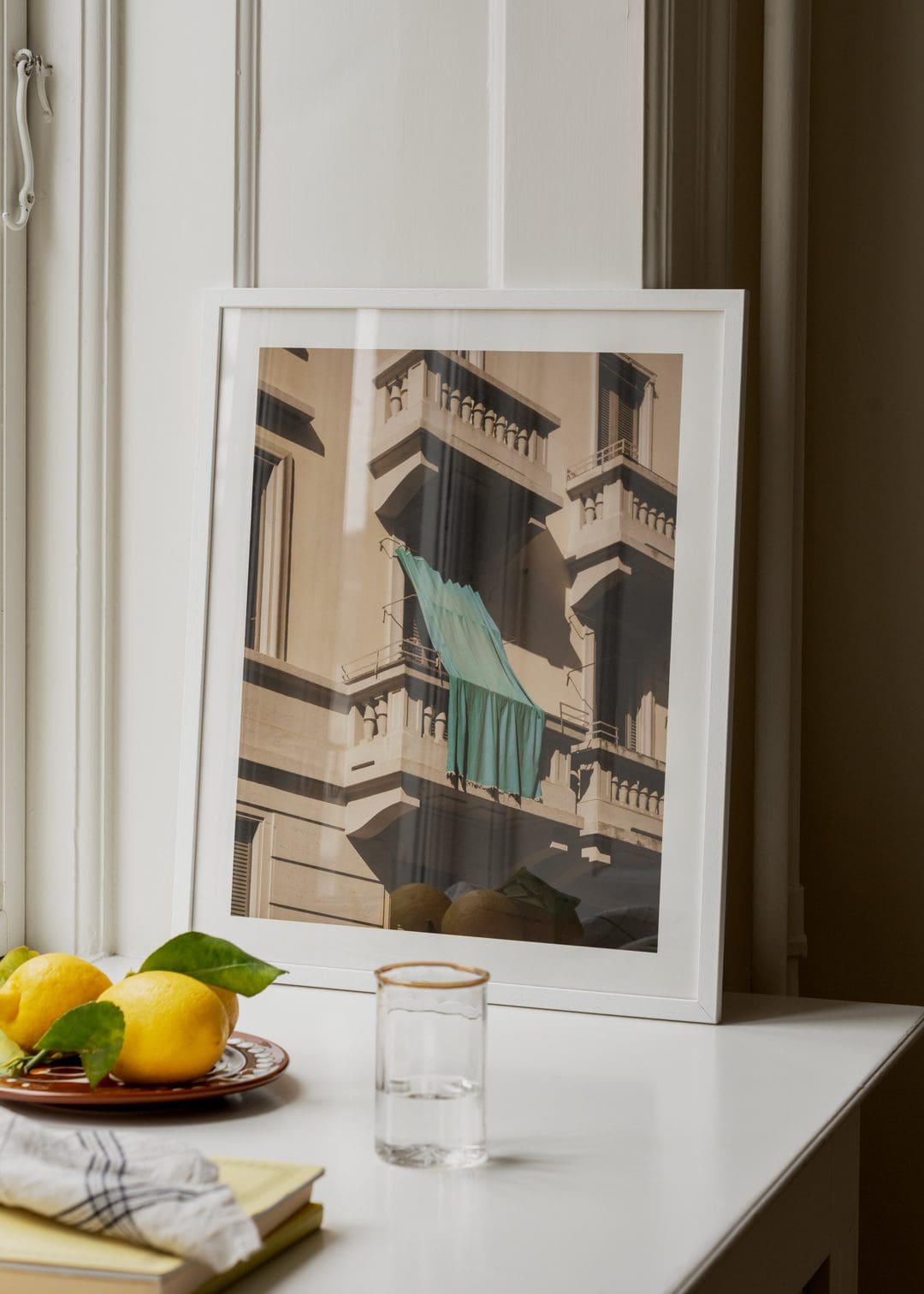 The Poster Club Art Prints Hang Out Poster 30x40 cm beige-blau