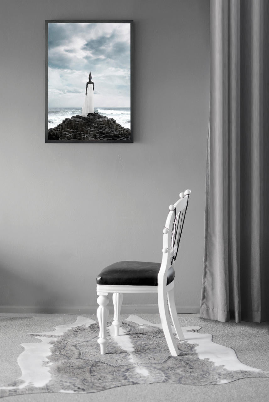 Mineheart Wall Art White Sky XXXIII Leinwandbild 40x50 bunt
