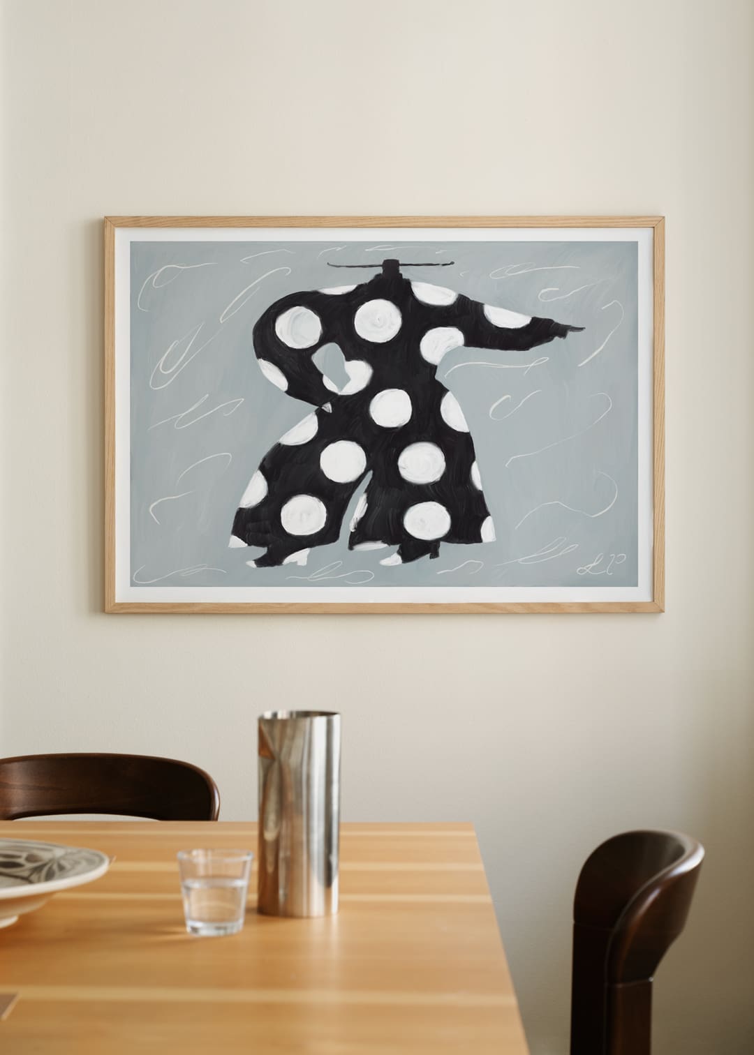 The Poster Club Art Prints Sam on the Road Poster A4 beige