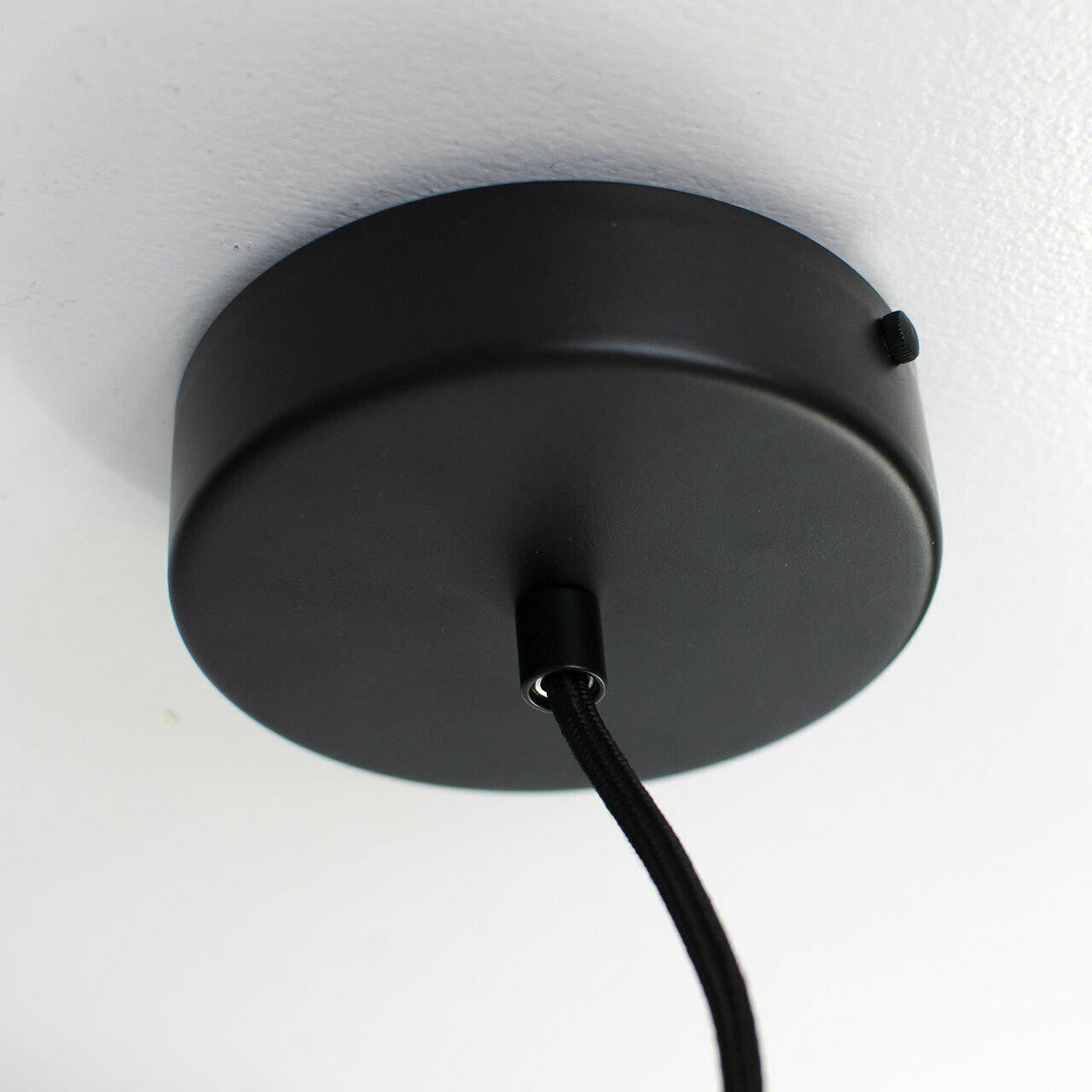 Mineheart King Edison Pendelleuchte Schwarz Glas