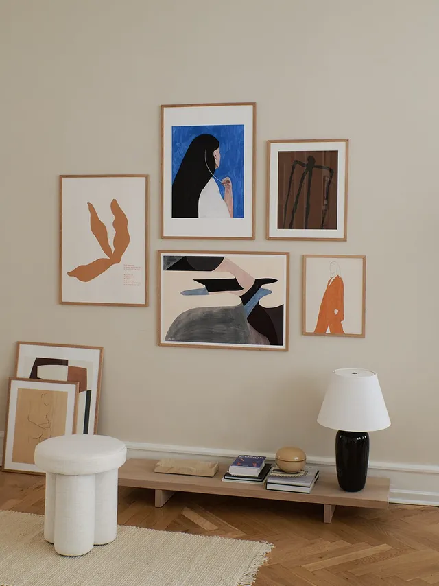 The Poster Club Curated Art Walls Edit No. 040 Bilderwand modern