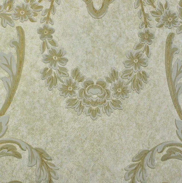 Mineheart Wimpole Floral Tapete Beige 53cmx10m geprägt