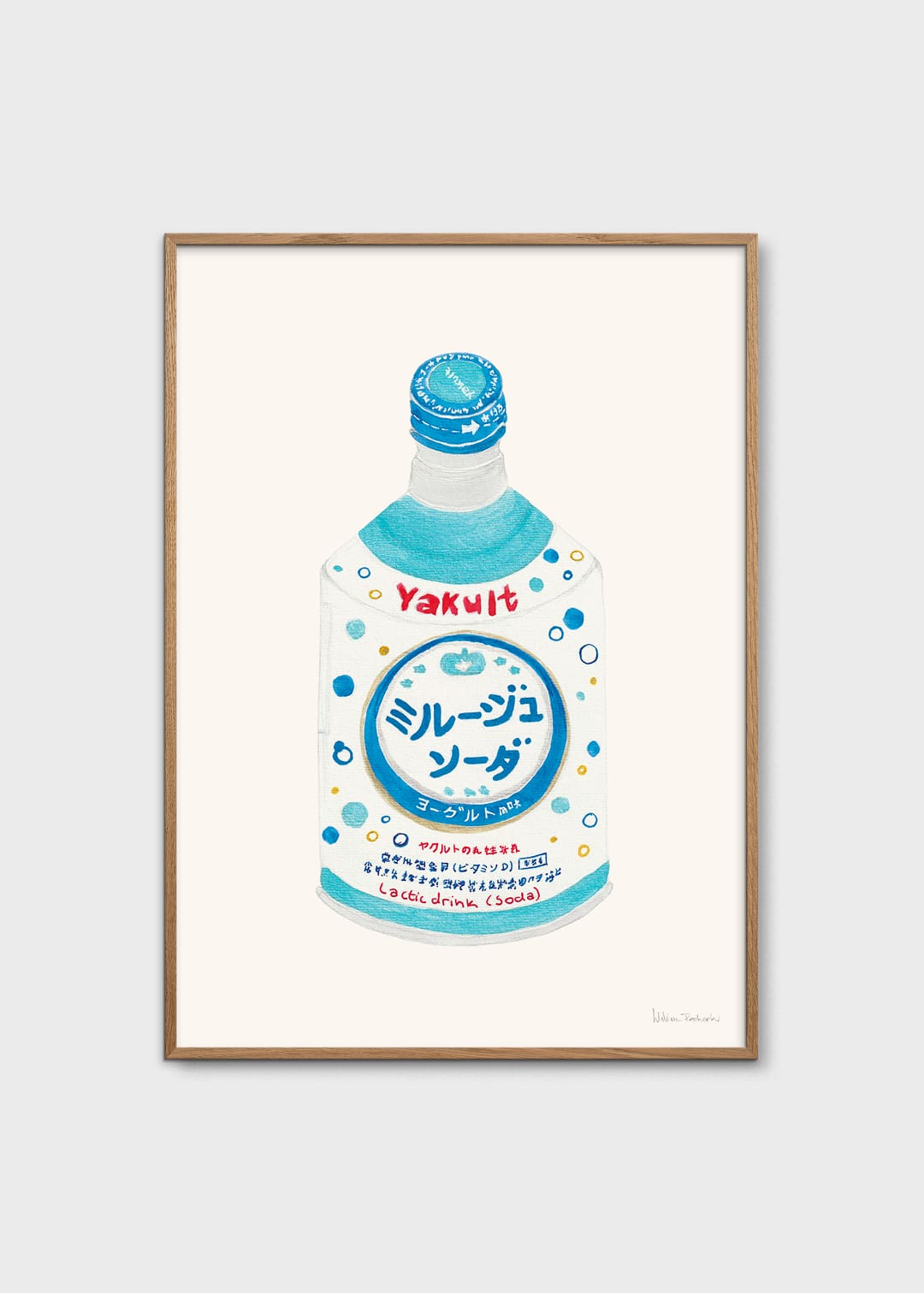 The Poster Club Yakult Soda Poster A4 bunt