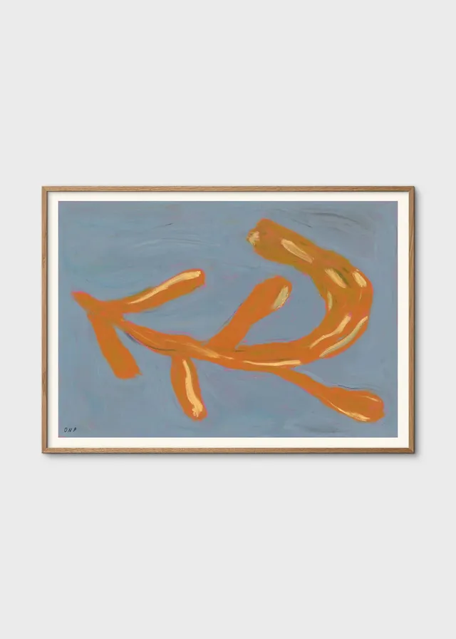 The Poster Club Orange gren Poster 30x40 cm botanisch orange